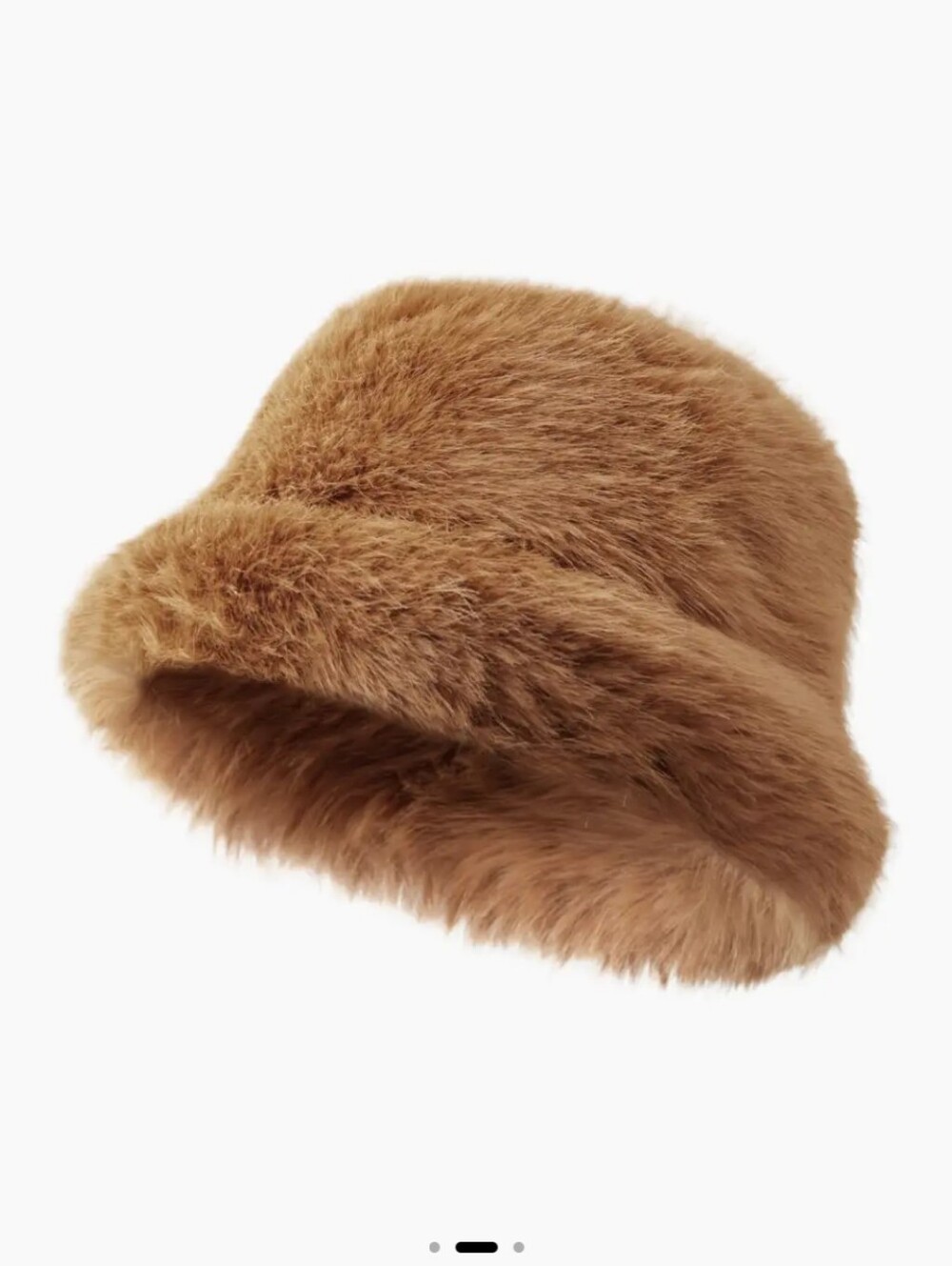 Cider Solid Fluffy Bucket Hat - Picture 3 of 4